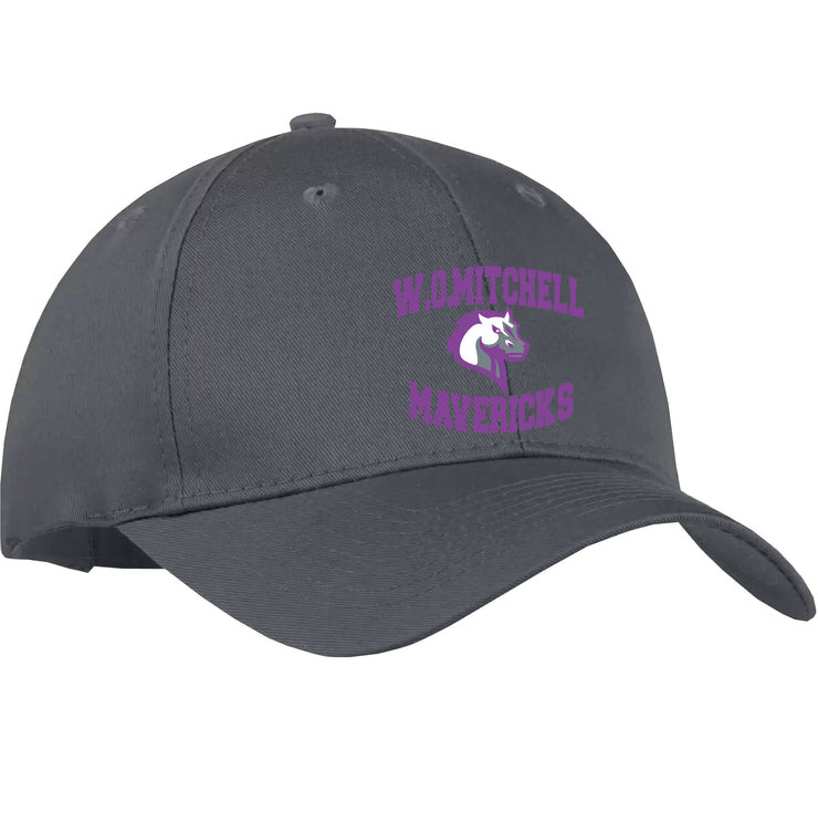 W.O. MITCHELL SPIRITWEAR - FULL MAVRICKS EMB - ATC BALL CAP - ADULT