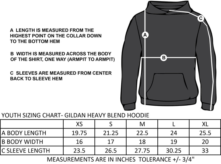 STARR GYMNASTICS - MONKEY - GILDAN HOODIE - YOUTH