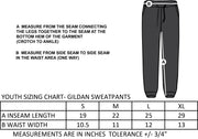 W.O. MITCHELL SPIRITWEAR - LEFT THIGH W.O MITCHELL PRINT - GILDAN SWEATPANTS - YOUTH