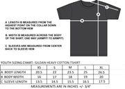 CHURCHILL SPIRITWEAR - FULL FRONT - GILDAN COTTON TEE - YOUTH