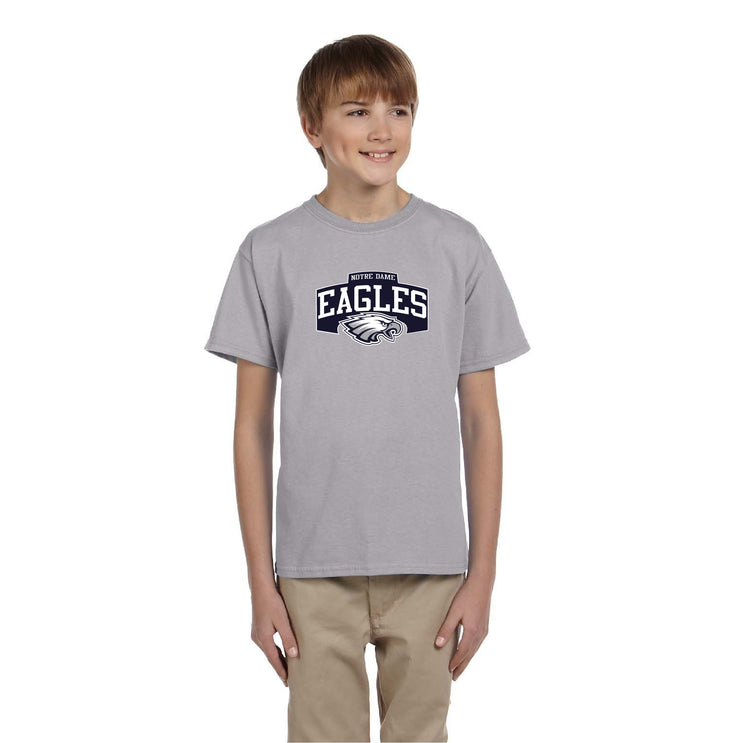 NOTRE DAME SPIRITWEAR - EAGLE - GILDAN COTTON TEE - YOUTH