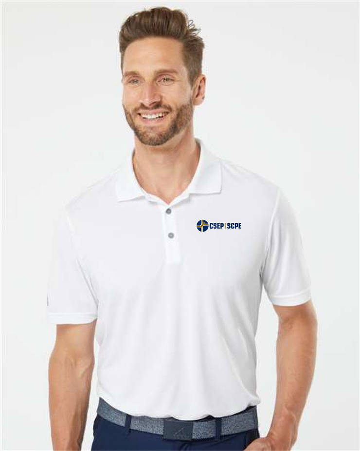 CSEP APPAREL - DARK LOGO - ADIDAS PERFORMANCE POLO - ADULT