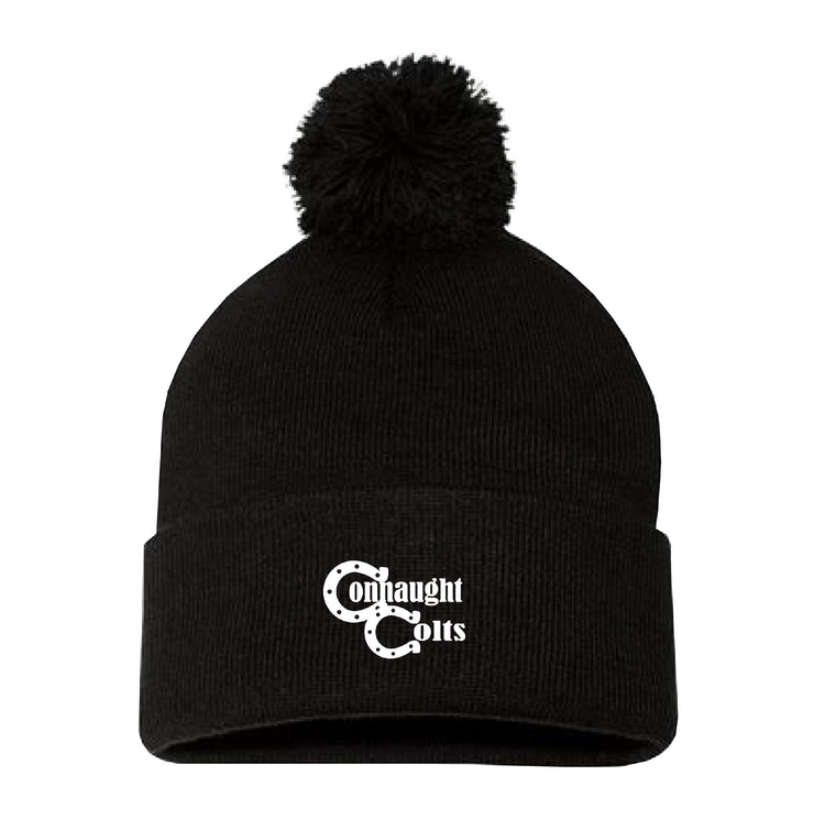 CONNAUGHT PUBLIC SCHOOL SPIRITWEAR - CUFFED POM POM TOQUE