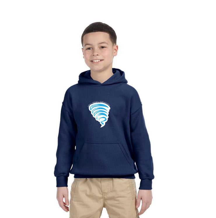 HOLY TRINITY SPIRITWEAR - PRINT - GILDAN COTTON HOODIE - YOUTH