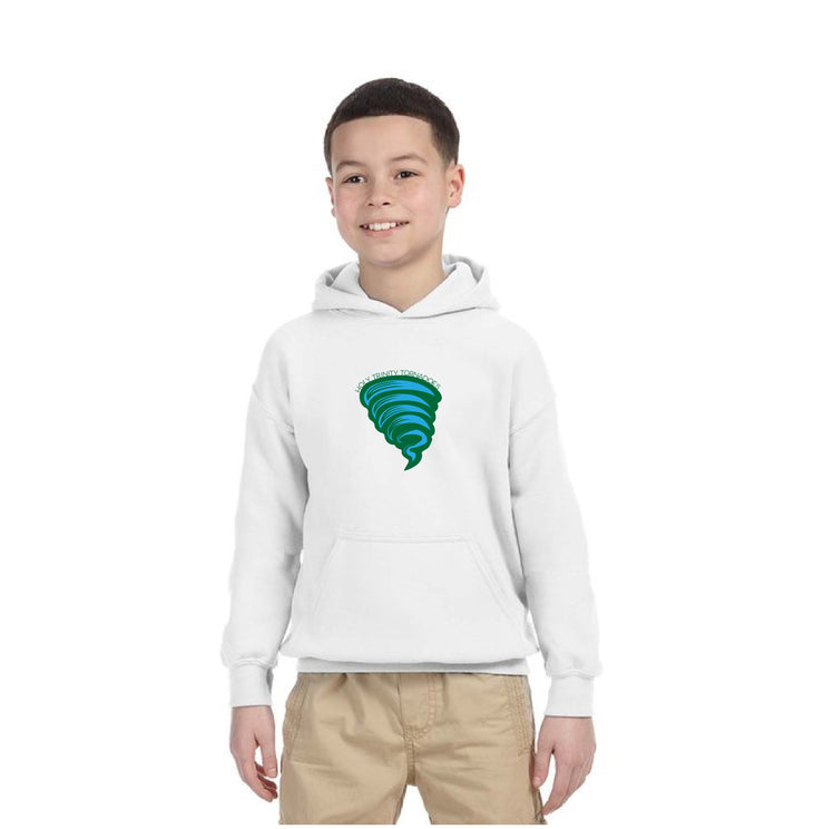 HOLY TRINITY SPIRITWEAR - PRINT - GILDAN COTTON HOODIE - YOUTH