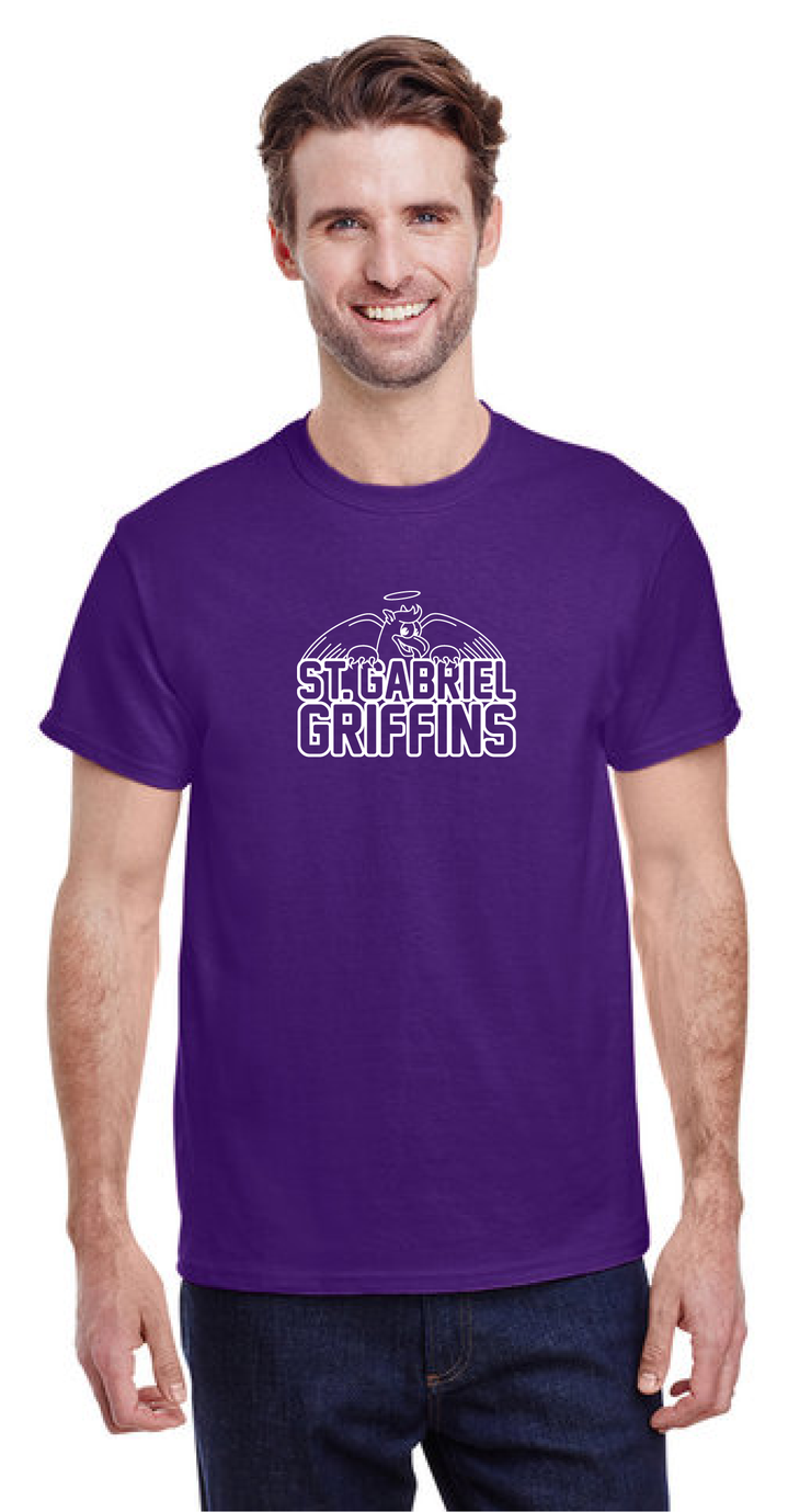 ST. GABRIEL SPIRITWEAR - GILDAN COTTON TEE - ADULT