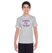 W.O. MITCHELL SPIRITWEAR - FULL FRONT MAVRICKS PRINT - TEAM 365 PERFORMANCE TEE - YOUTH