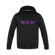 W.O MITCHELL SPIRITWEAR - FULL FRONT W.O.M PRINT - PALM AIRE PERFORMANCE HOODIE  - YOUTH