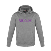 W.O MITCHELL SPIRITWEAR - FULL FRONT W.O.M PRINT - PALM AIRE PERFORMANCE HOODIE  - YOUTH