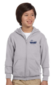 GUARDIAN ANGELS SPIRITWEAR - GATORS - GILDAN COTTON ZIPPED HOODIE - YOUTH