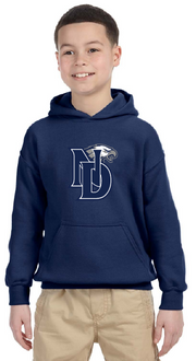 NOTRE DAME SPIRITWEAR - GILDAN HEAVY BLEND COTTON HOODIE - YOUTH