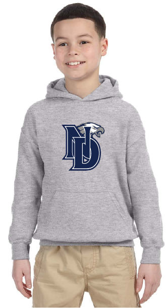 NOTRE DAME SPIRITWEAR - GILDAN HEAVY BLEND COTTON HOODIE - YOUTH