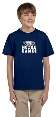 NOTRE DAME SPIRITWEAR - GILDAN COTTON TEE - YOUTH