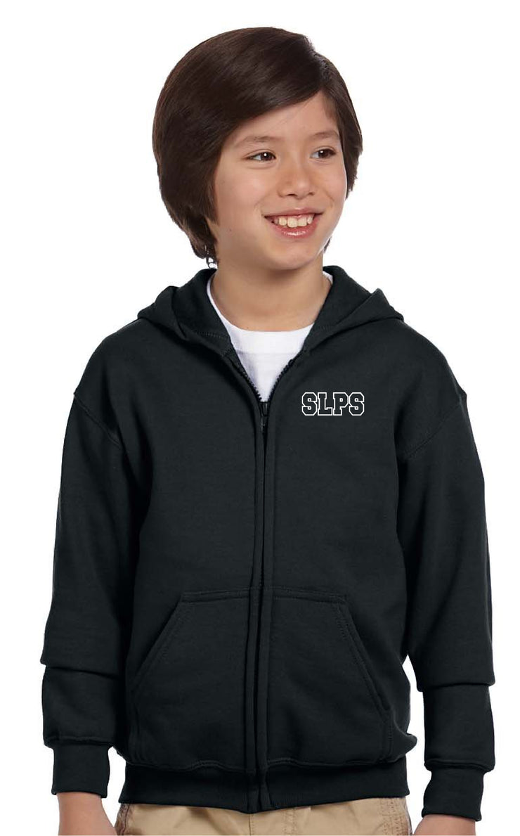 STEPHEN LEACOCK SPIRITWEAR- YOUTH - GILDAN ZIPPED HEAVY BLEND HOODIE