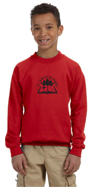 ST. MARTIN DE PORRES SPIRITWEAR - CIRCLE LOGO - GILDAN COTTON SWEATSHIRT - YOUTH