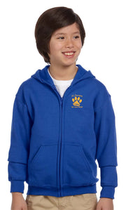 ST. JEROME SPIRITWEAR - GILDAN COTTON ZIPPED HOODIE - YOUTH