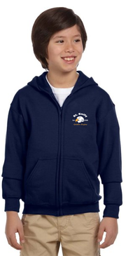 ST EMILY SPIRITWEAR - GILDAN HEAVY BLEND ZIPPED HOODIE - YOUTH