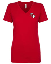 TERRY FOX STAFFWEAR - NEXT LEVEL V NECK TEE -  LADIES