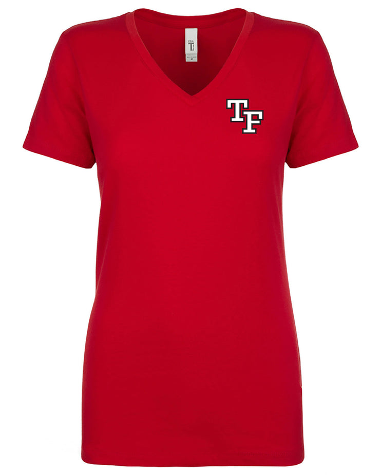 TERRY FOX STAFF- NEXT LEVEL LADIES V-NECK TEE