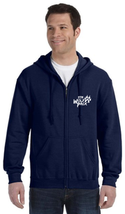 STM SPIRITWEAR - ADULT - GILDAN HEAVY BLEND ZIPPED HOODIE